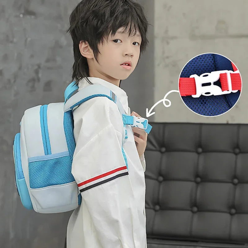 Cute Excavator School Bags for Boys Kids Cartoon School Backpack Breathable Waterproof Kindergarten Bag Mochila Infantil Kawaii