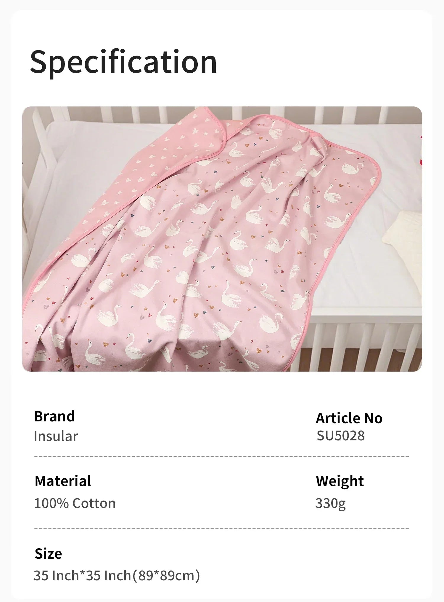 Infant knit Swaddling Quilt 2-layer Baby Blanket Skin-friendly Child Soft Cover 100% Cotton Kids Nap Blanket Breathable 1-3Y