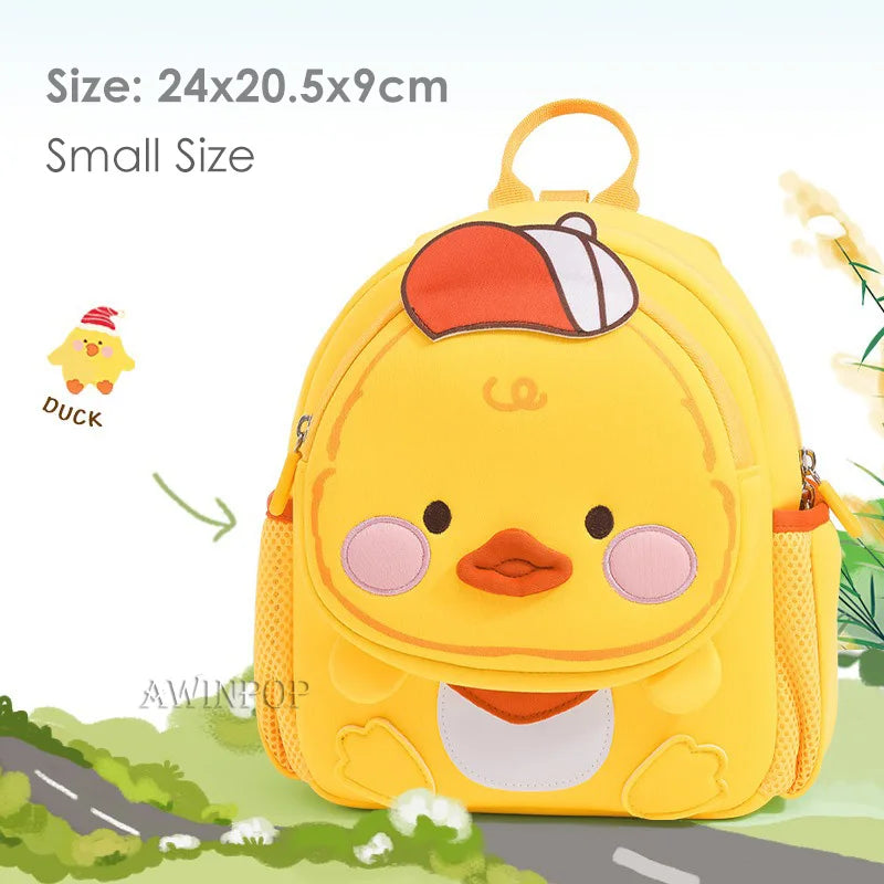 Toddler Backpack for Girls 3-5 Years Old Cartoon Pink Rabbit School Bags Kindergarten Kids Kawaii Bag Mochila Infantil Escolar