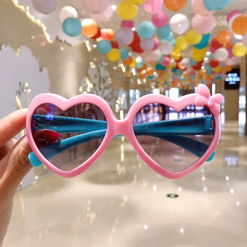 Fashion Children's Sunglasses Baby Anti-Radiation Sun Glasses Girl Boy Cute Cartoon Bear Anti-Glare Sunglasses Stylish Goggles