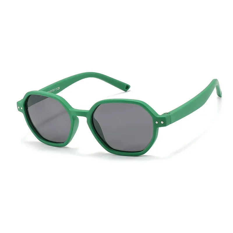 Baby Sunglasses with Strap Polarized Flexible Polygon UV400 for Infant Toddler Boys Girls Age 0-36 Months