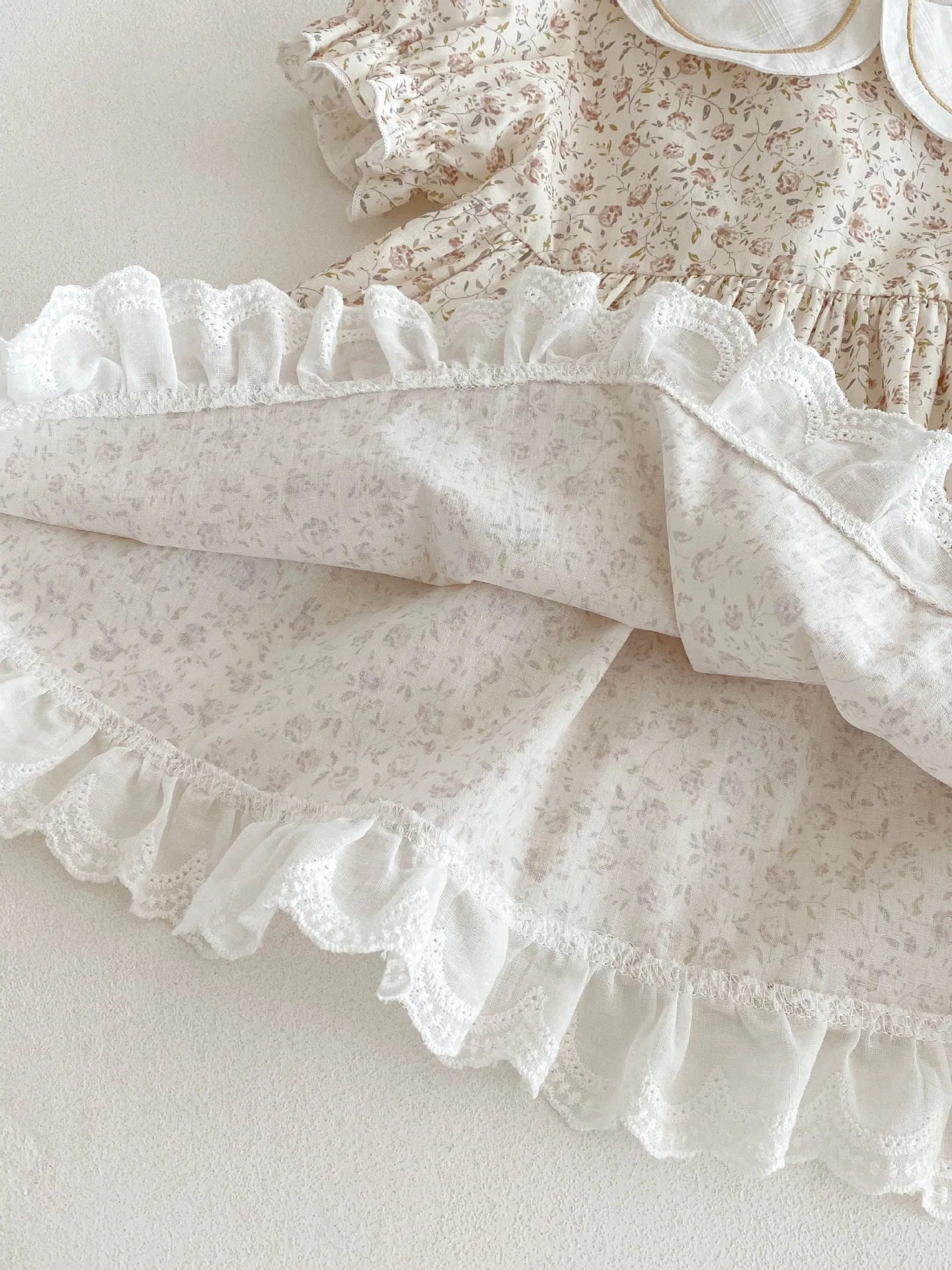 Girls' Dress Summer Dress 2025 New Stylish Children's Floral Princess Baby One Year Old Dress Summer