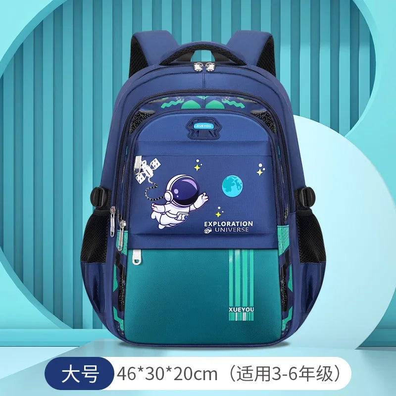 Popular Astronaut Elementary School Student Oxford Cloth Bag Large Capacity Children's Nylon Backpack Men