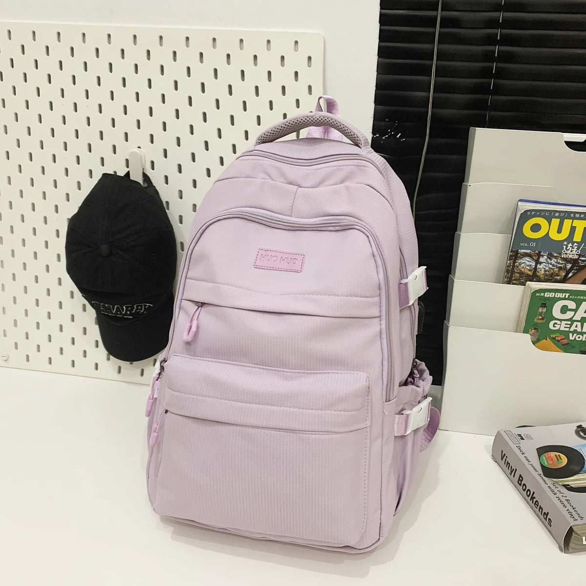 Schoolbag Unisex New Japanese Simple High School Student Junior High School Student Large-Capacity Backpack