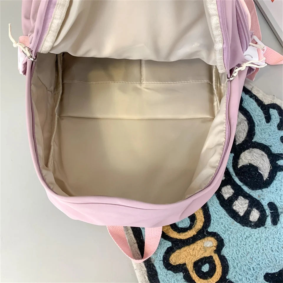 Japanese High School Girls Backpack School Bags for Teenage Girls Multi Pockets New Kawaii Backpack Women Bagpack Cute Mochila