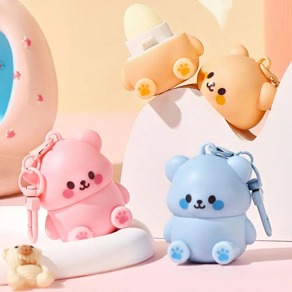 Children's Little Bear Lip Balm Moisturizing Anti-cracking Anti-peeling Baby Lip Balm Gentle Non Irritating Lip Skincare