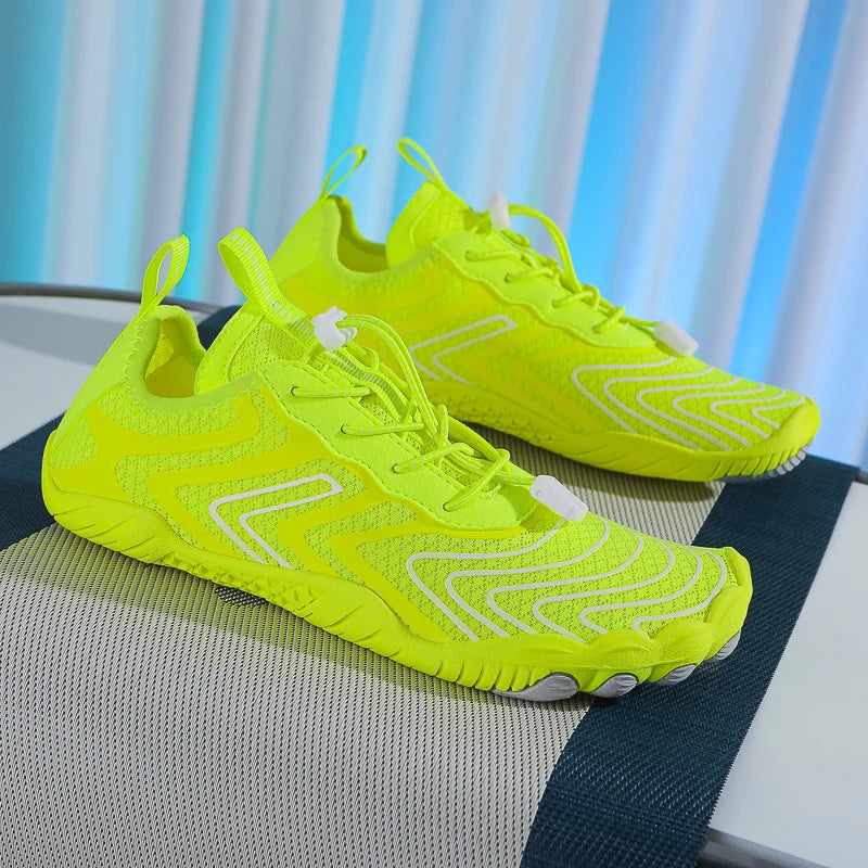 Sports Water Shoes Are Casual, Breathable, Lightweight, Quick-Drying, Barefoot, Suitable for Beach Vacation, Surfing, Swimming, Fishing, Diving, Fitness Training, Outdoor River Tracking, Adjustable Fit