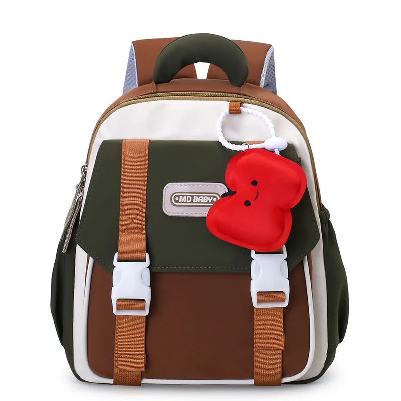 2025 New Nylon Children's Wear resistant Ultra Light Backpack Fruit 3D 3-6 Year Old Kindergarten Baby Cute Backpack