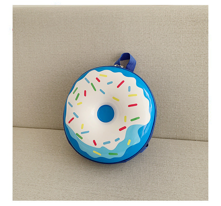 Cartoon Kids Backpack Cute Donut Eggshell Bag Fun Kindergarten Kids Backpack Boys Girls Backpack