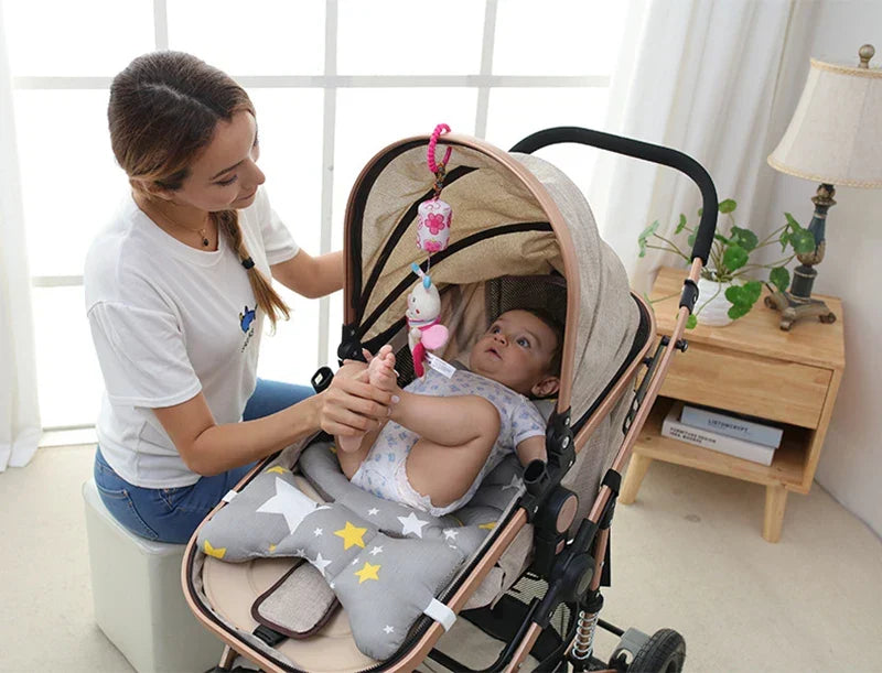 Newborn Baby Plush Stroller Toys Baby Rattles Mobiles Cartoon Animal Hanging Bell Educational Baby Toys 0-12 Months Speelgoed