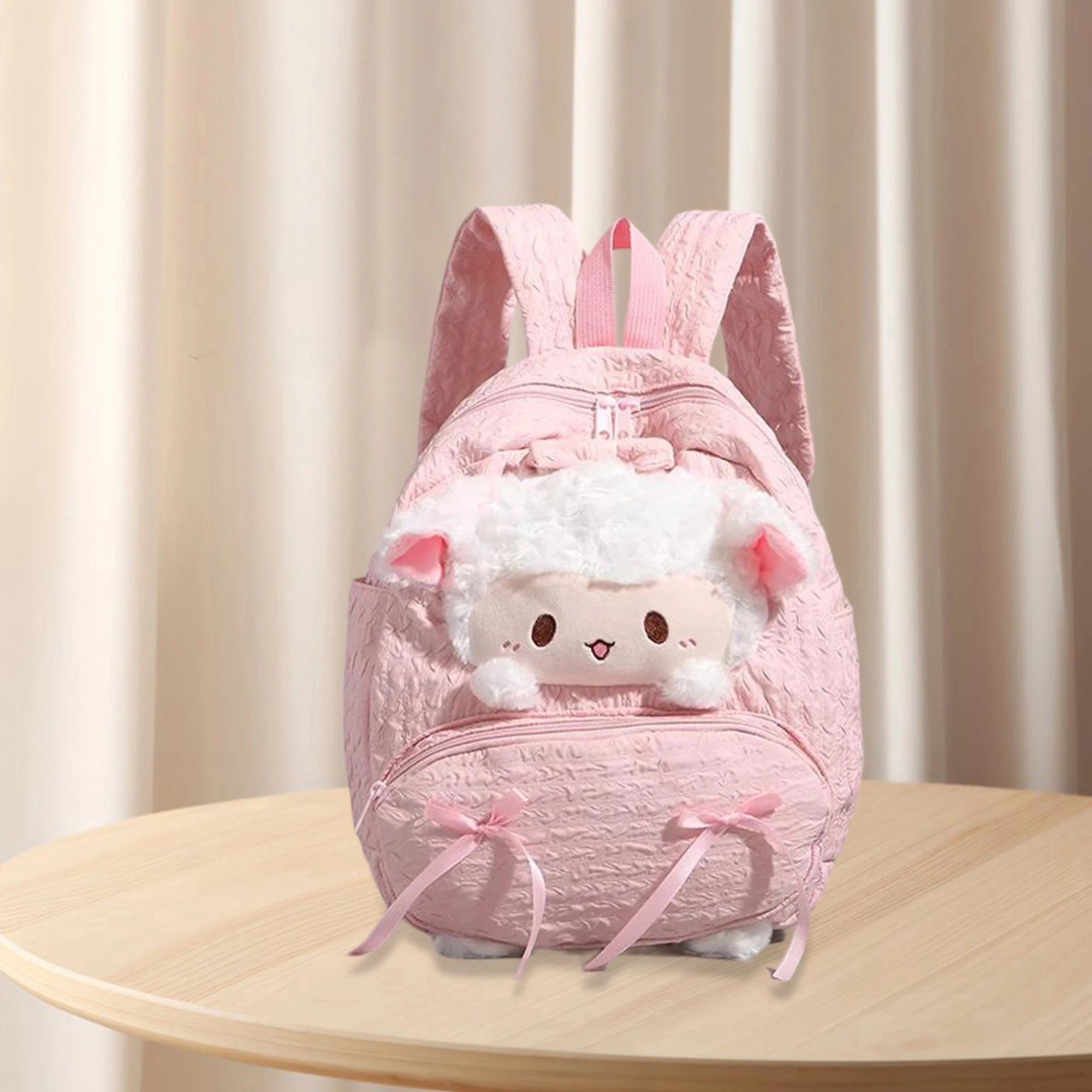 Cute Backpack For girls Cartoon Sheep Large Capacity School Backpack Kids Girls