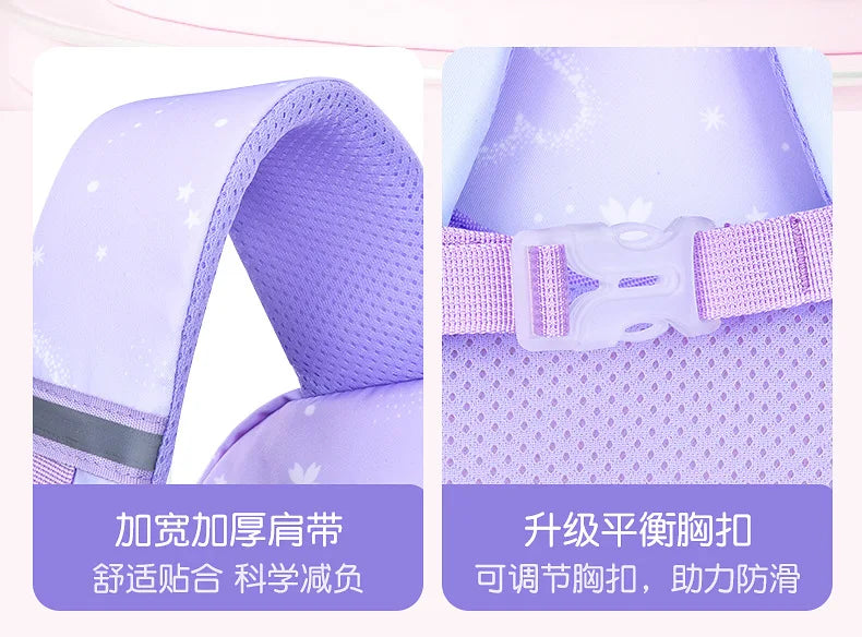 2025- Primary School Girls' Schoolbag Kawaii Lightweight Children's Bag Waterproof Bags Colorful Travel Backpack Mochilas Gifts