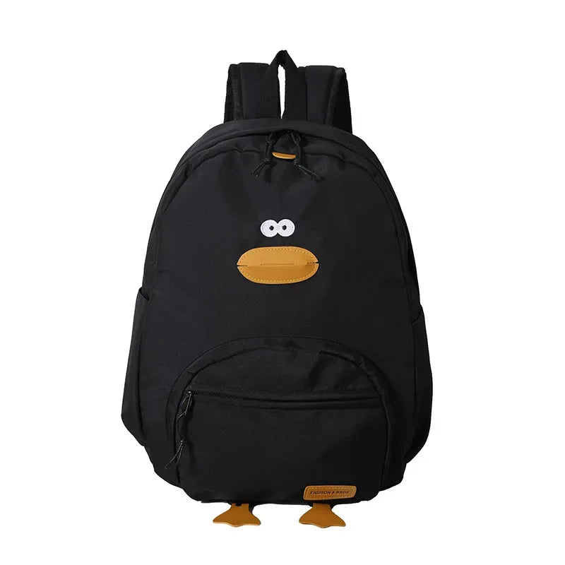 New Cartoon Duck Backpack Designer Cute Travel Bag Female College Student Versatile Korean Edition Girls' School Bag рюкзак