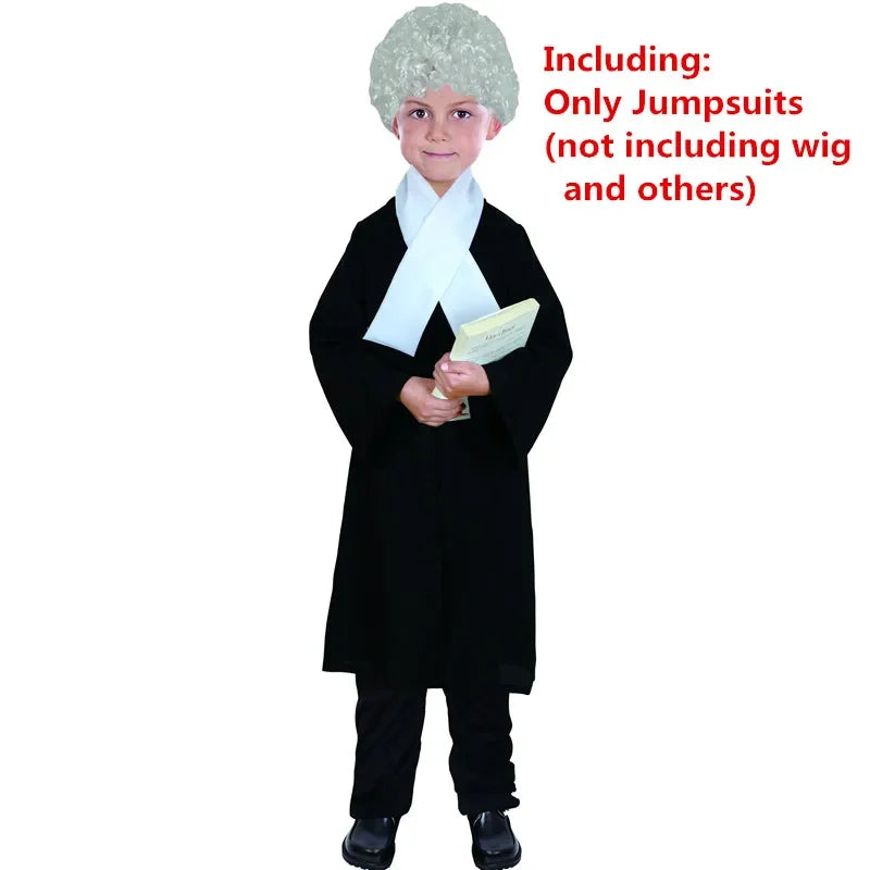 Kids Role Playing  Police Lawyer Firemen Doctor  Uniform Carnival Party Dress Decoration Cosplay Halloween Costume