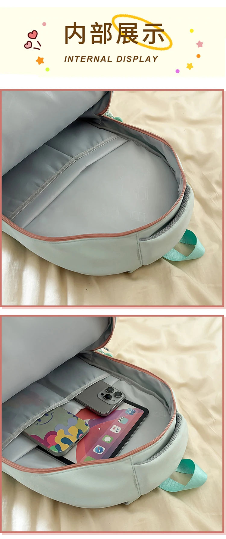 School Bags For Girls Japanese Style Kawaii For Large New Nylon Shoulder Bag Backpack School Set For Kinder Girl Kids Schoolbags