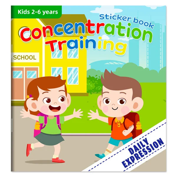 Children's Reusable Stickers Books Cartoon Stationery Stickers for Kids Early Education Cartoon Cute Stickers for Children Gift