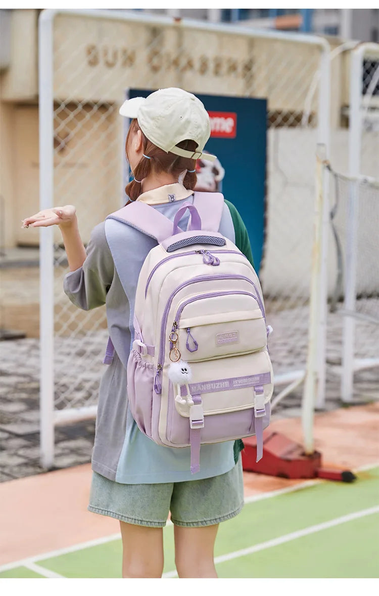 elementary school bags for girls 7 to 12 years Primary school backpack teenagers bag for books student shoulder bag for kids