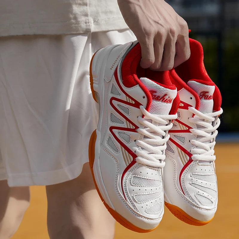 Unisex Professional Athletic Badminton Shoes Women Big Size 48 Lightweight Training Tennis Sneakers Men Sports Volleyball Shoes