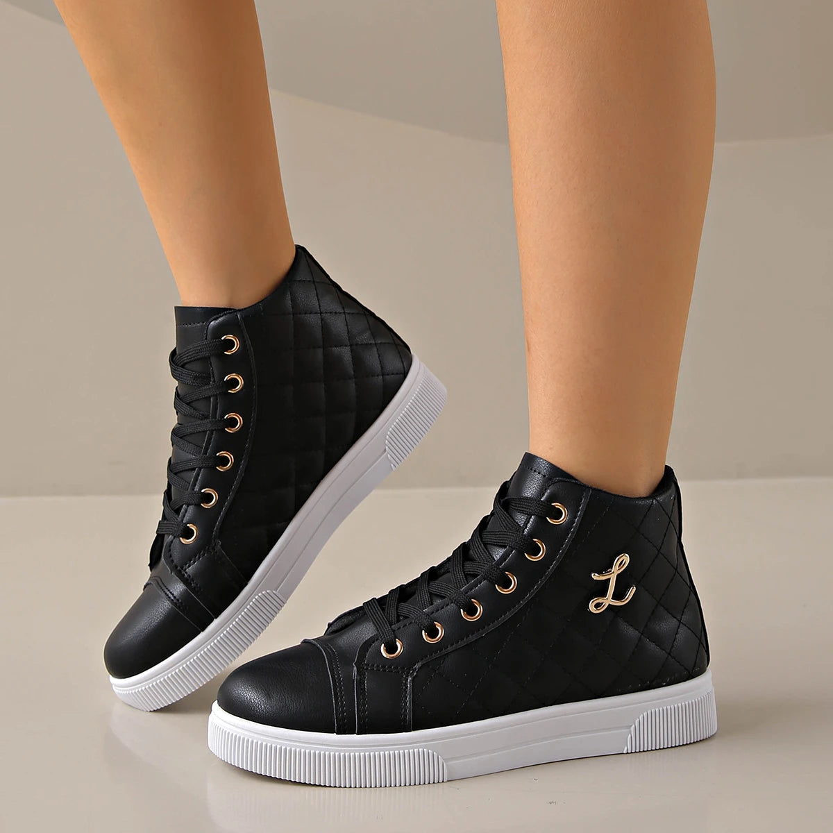 2025 New Comfortable and Stylish Women's Shoes: Elegant Round-Toe Solid Color Sporty Casual Shoes for Spring and Autumn