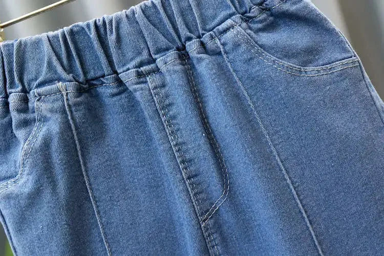 Girls' bell bottoms solid color fashionable style stylish Baby Girl Spring Clothes for Flared Pants Casual Trousers 3-12 year ol