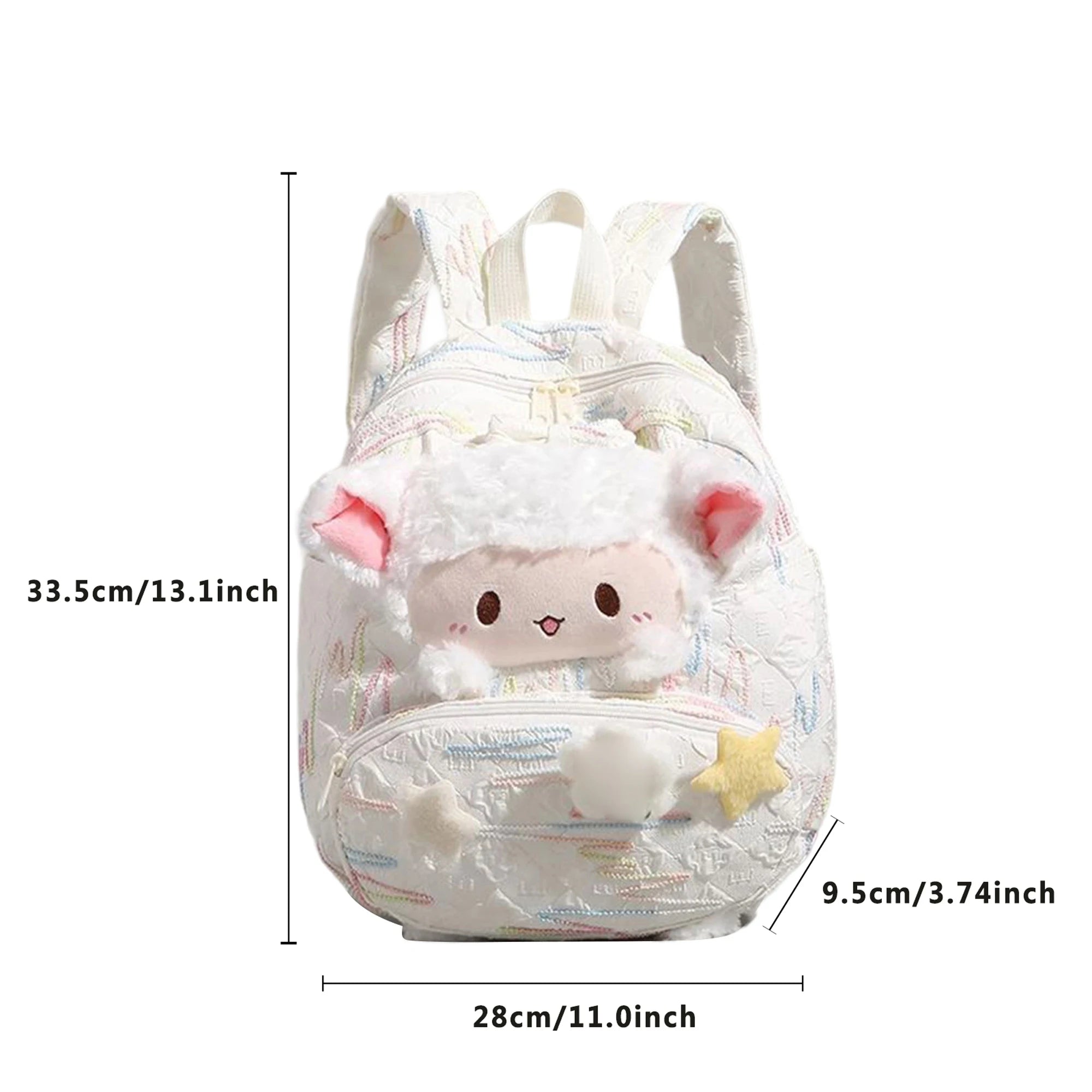Cute Backpack For girls Cartoon Sheep Large Capacity School Backpack Kids Girls