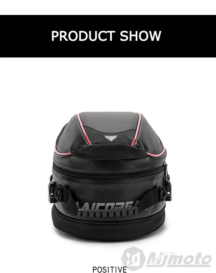 Motorcycle Back Seat Bag Waterproof Large Capacity Motorcycle Tail Bag Universal Motorbike Travel Luggage Saddle Bag