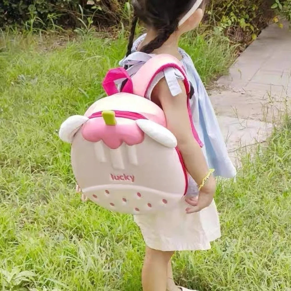 Fashion Cartoon Children's Backpack Fruit EVA Kids Backpack Kindergarten Eggshell Student School Bag Gifts