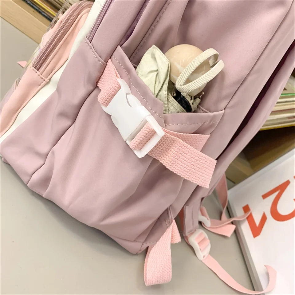 Japanese High School Girls Backpack School Bags for Teenage Girls Multi Pockets New Kawaii Backpack Women Bagpack Cute Mochila