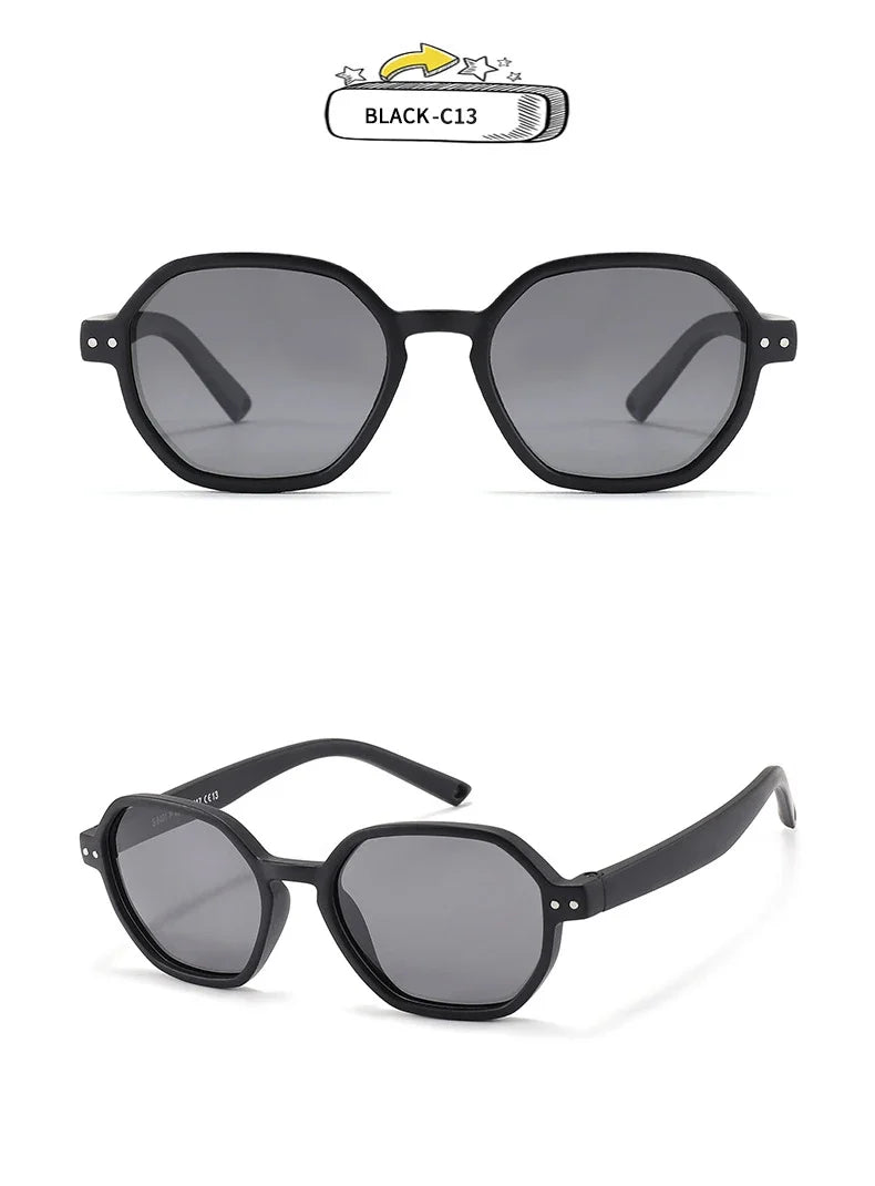 Baby Sunglasses with Strap Polarized Flexible Polygon UV400 for Infant Toddler Boys Girls Age 0-36 Months