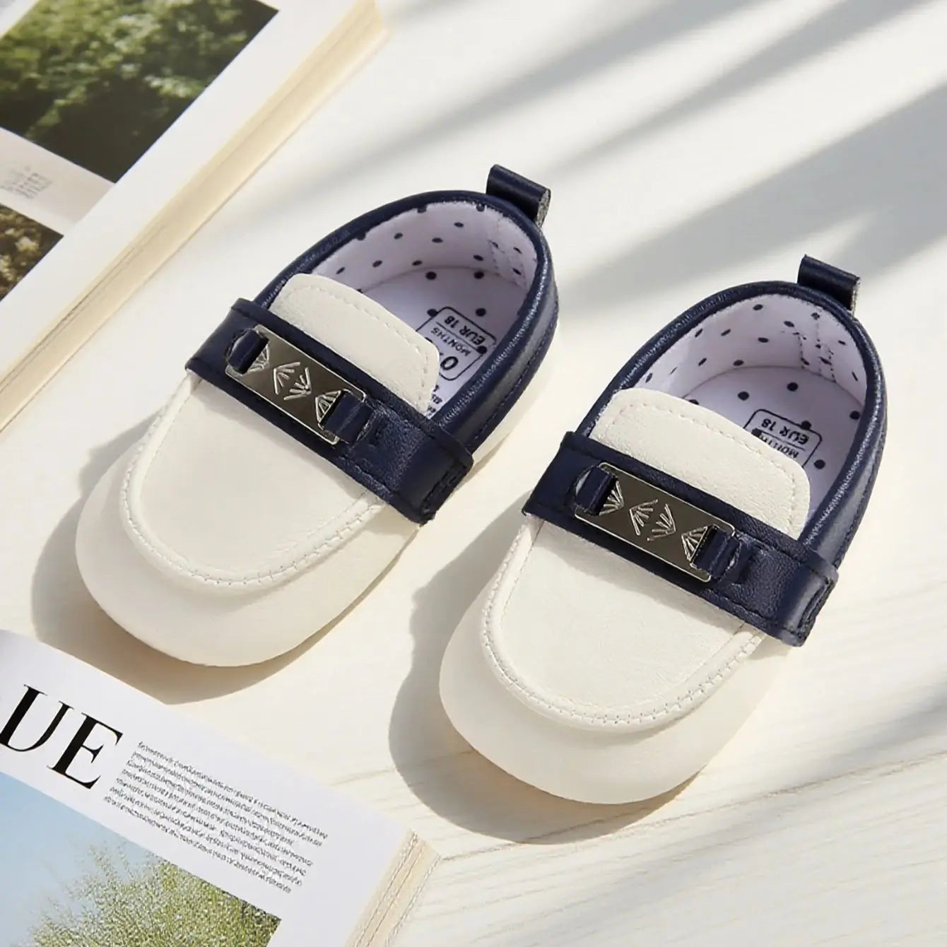 New newborn baby shoes men's shoes classic leather rubber sole anti slip baby shoes for children's first step