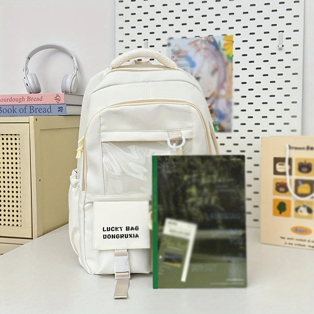 College Backpack for Middle School and High School Students, Versatile Large Capacity Backpack, Computer Backpack