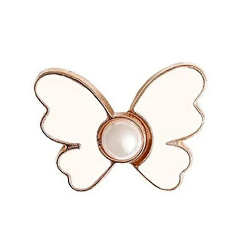Adjustable Clips Butterfly Jeans Button For Pant Skirts Waist Tightener Buckle Snap Button Adjuster Pants Pin Retractable Button