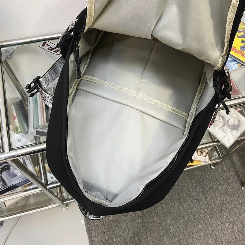 2025 Fashion Schoolbag Female Student Backpack Large Capacity Fashion Boy Backpack Computer Bag Femal School Backpack Travel Bag