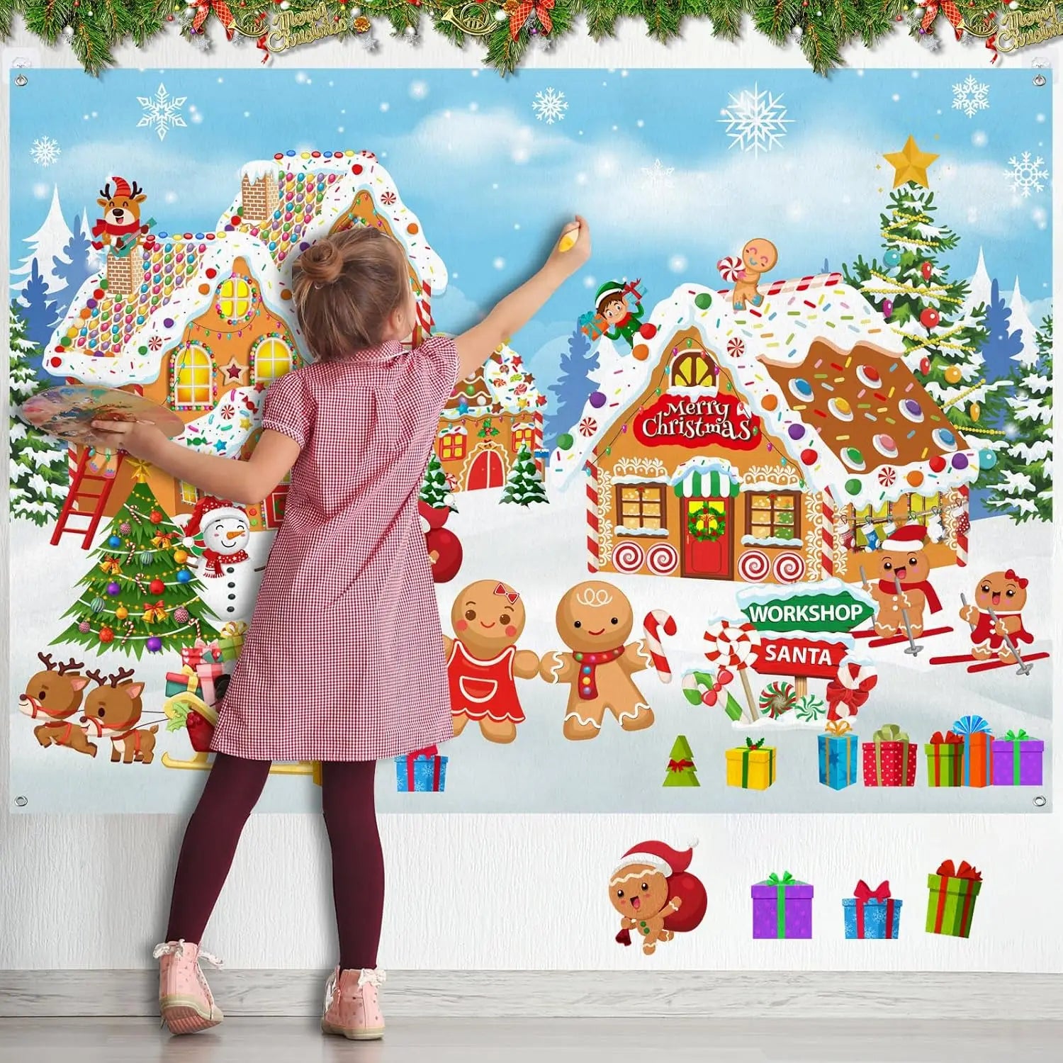 Montessori Felt Calendar Sensory Story Board for Toddlers，Interactive Classroom/Home Early Learning Wall Hanging Gifts