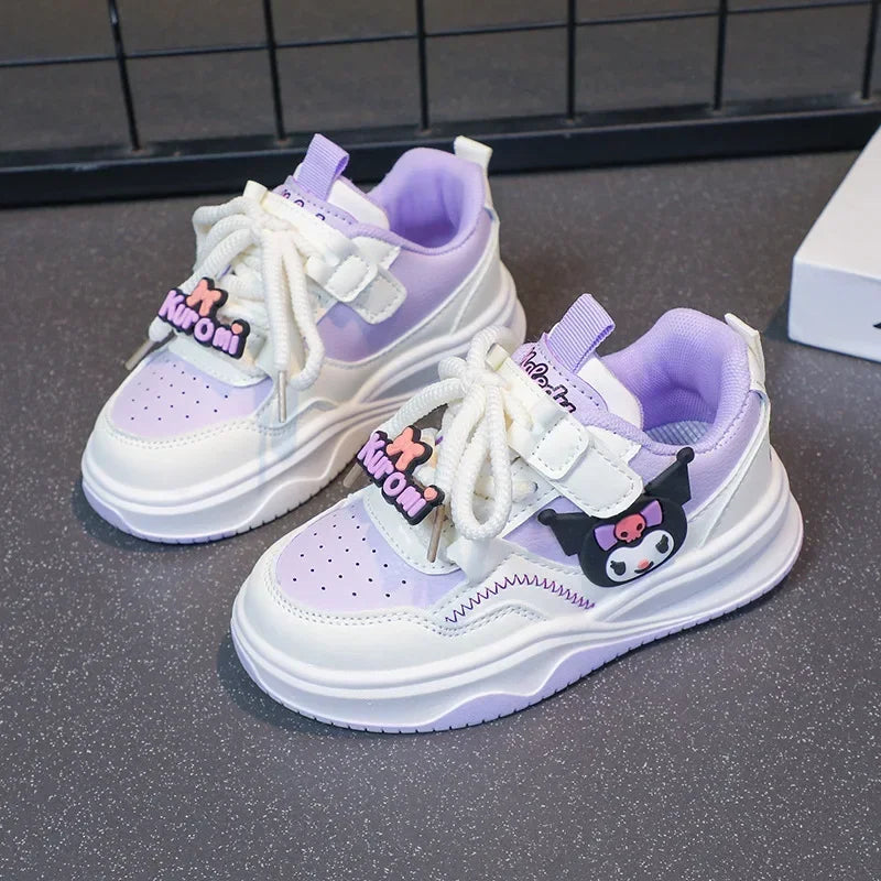Sanrio hello kitty fall new children sneakers girls running sports shoes platform childerns kuromi cartoon casual shoes