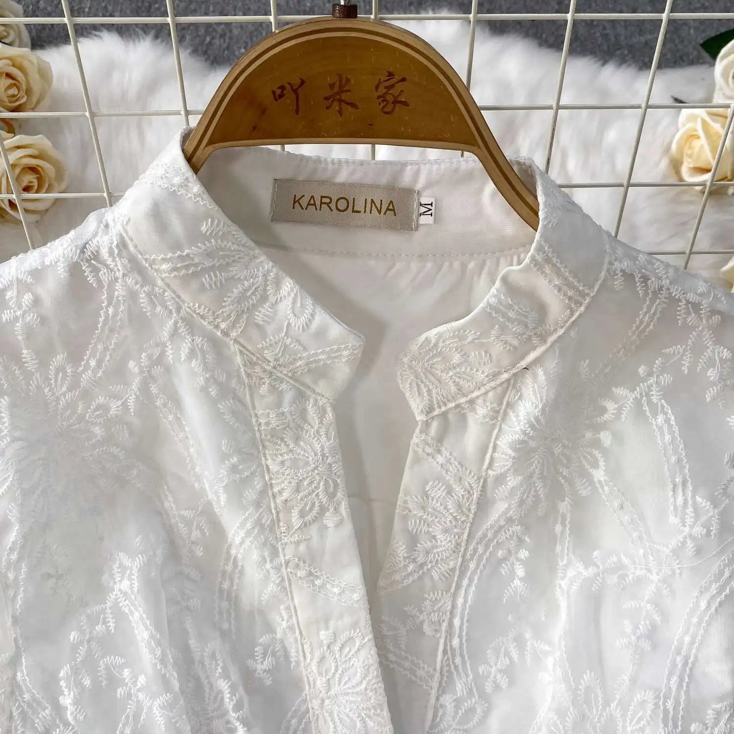 Autumn Embroidery Formal Evening Luxury Dress For Women Long Sleeve Crochet Lace Summer Dresses Single Breasted Party Vestidos
