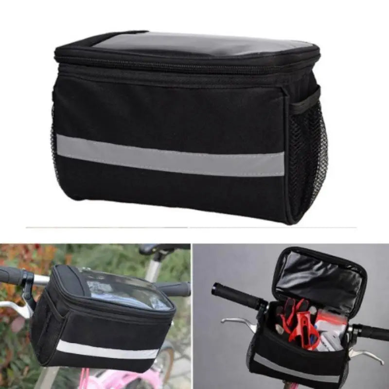 Bicycle Front Handlebar Bag Outdoor Cycling Bike Phone Mount Bags Bicycle Skateboard front bag Bicycle riding bag