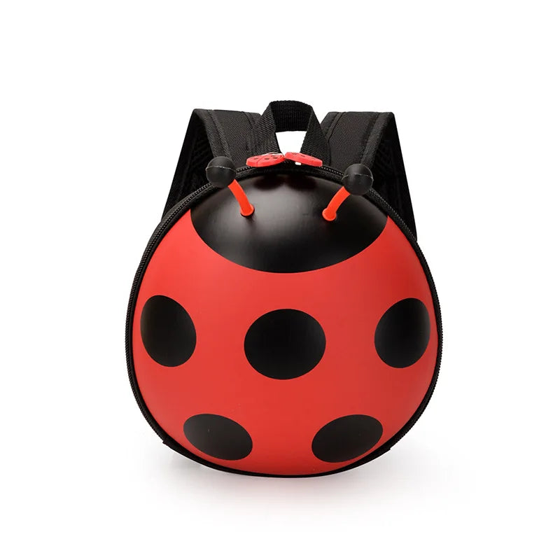 Ladybug Kindergarten Backpack with Leash Baby Backpack for 1 2 3 years Kids Backpack