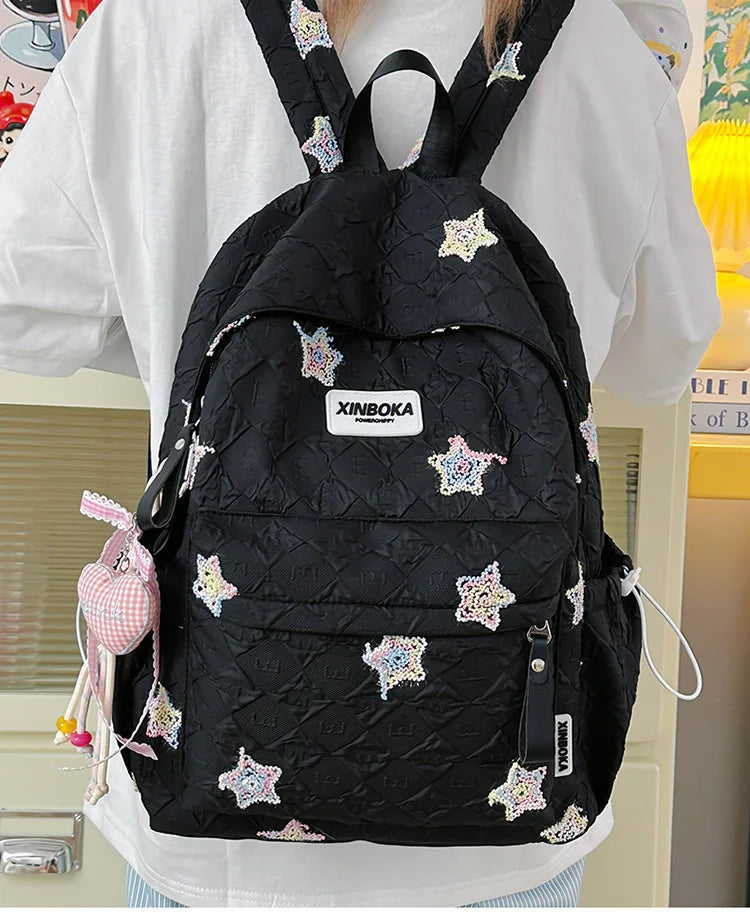 Backpack Handbags Schoolbags Nylon Small Bag Wallets Travel Casual School Backpack for Woman Daily Shopping