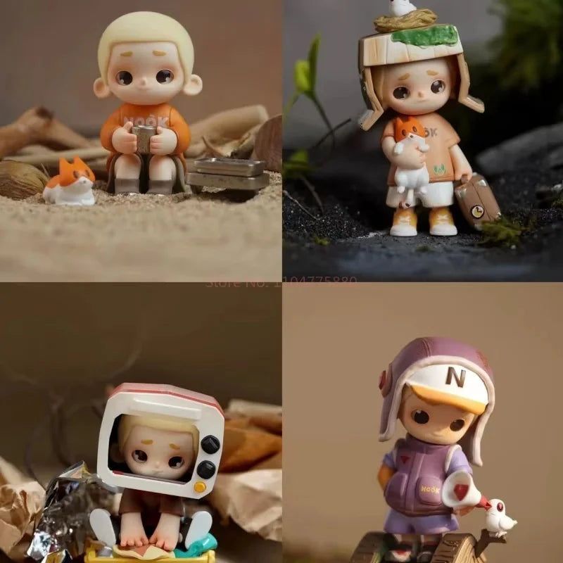 52toys Nook Wasteland Park Series Blind Box Cartoon Desktop Dolls Model Surprise Guess Bag Home Decoration Ornament Trendy Gift