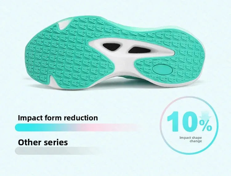 Unisex Breathable Mesh Running Shoes Lightweight Shock Absorption Carbon Plate Casual Versatile Sports Sneakers for Couples