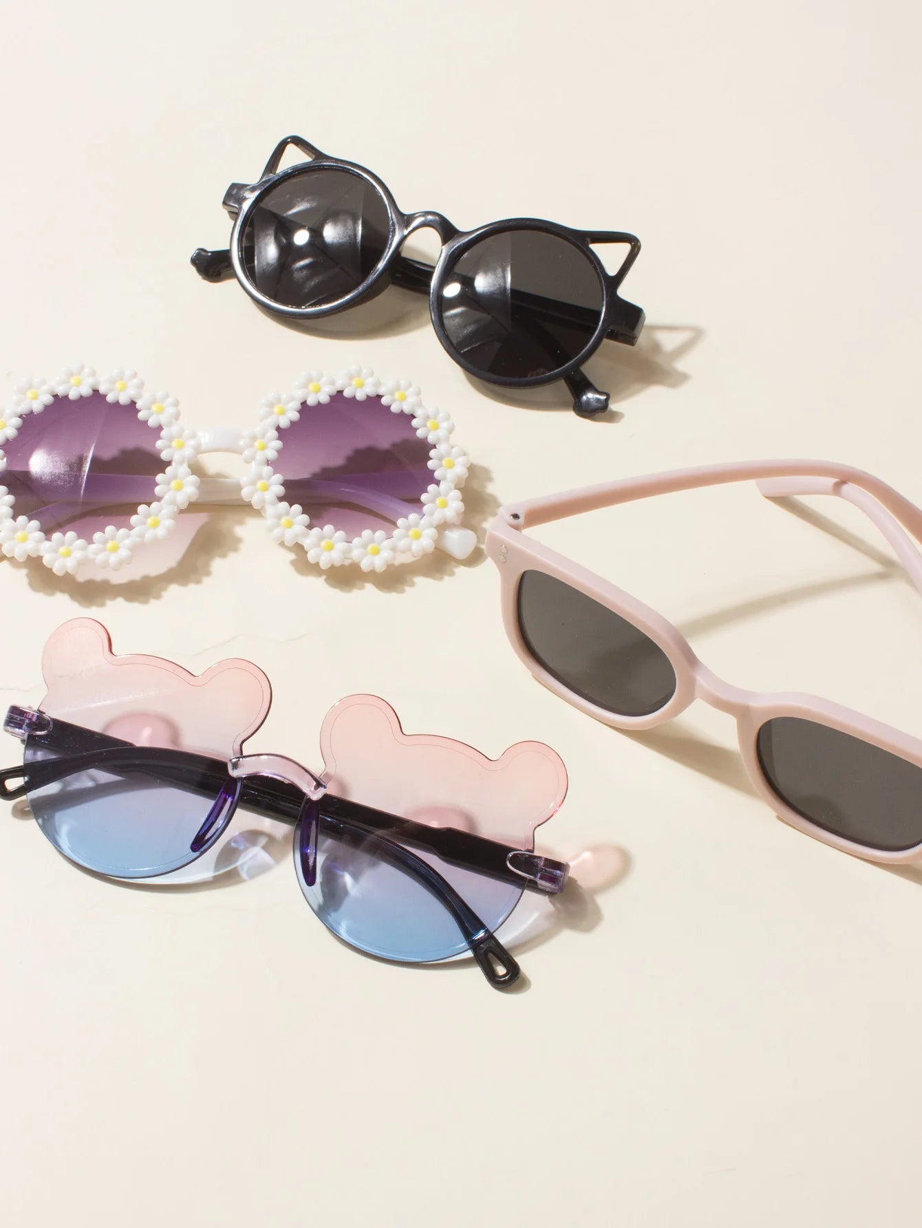4PCS Baby Sunglasses,Baby Boy And Baby Girl Sunglasses,Cool,Cute,Baby Sunglasses Gift,Spring Accessories,Summer Accessories