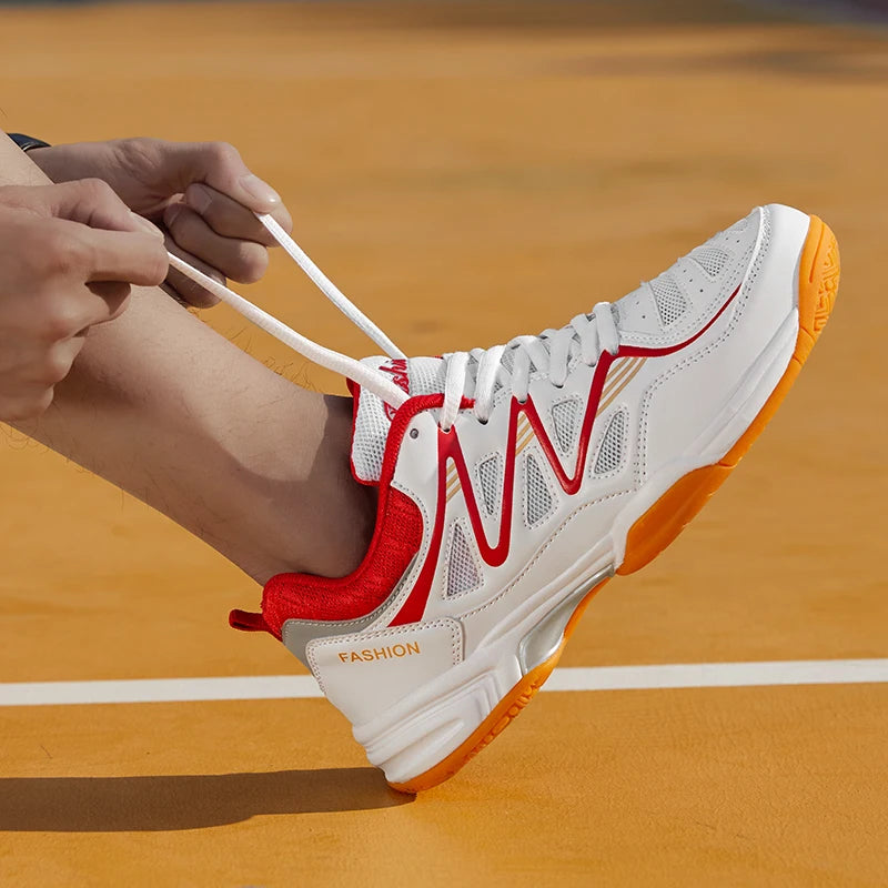 Unisex Professional Athletic Badminton Shoes Women Big Size 48 Lightweight Training Tennis Sneakers Men Sports Volleyball Shoes