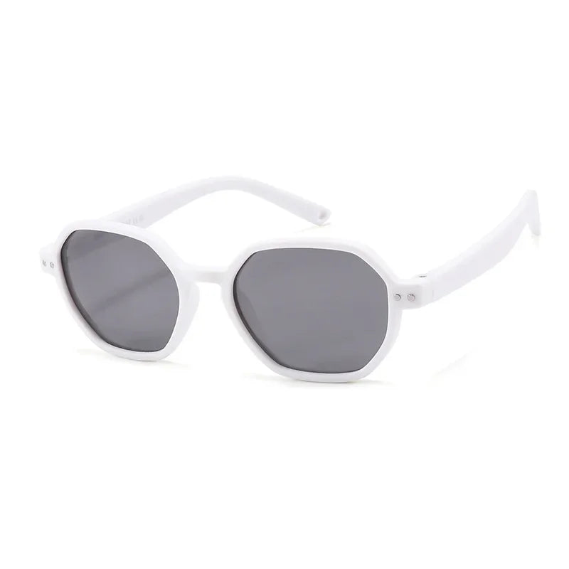 Baby Sunglasses with Strap Polarized Flexible Polygon UV400 for Infant Toddler Boys Girls Age 0-36 Months