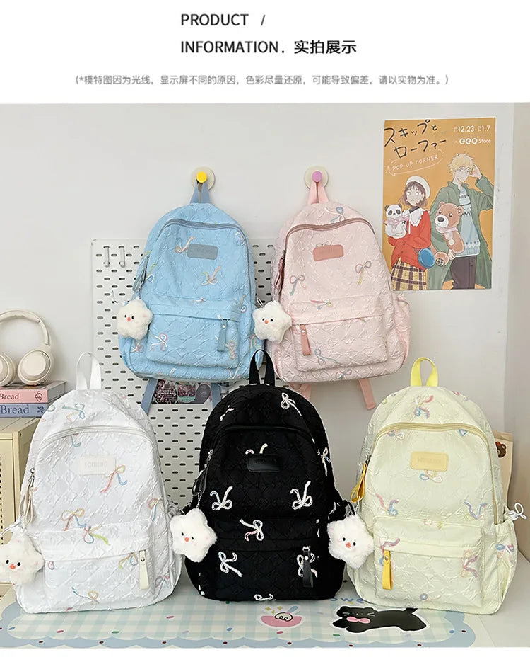 2025 Minimalist College Backpack - Large Capacity Laptop Bag, Waterproof Nylon School Bag with Padded Straps for Teens Ages