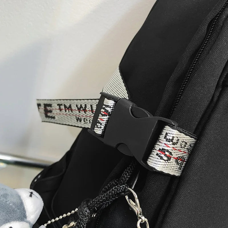 2025 Fashion Schoolbag Female Student Backpack Large Capacity Fashion Boy Backpack Computer Bag Femal School Backpack Travel Bag