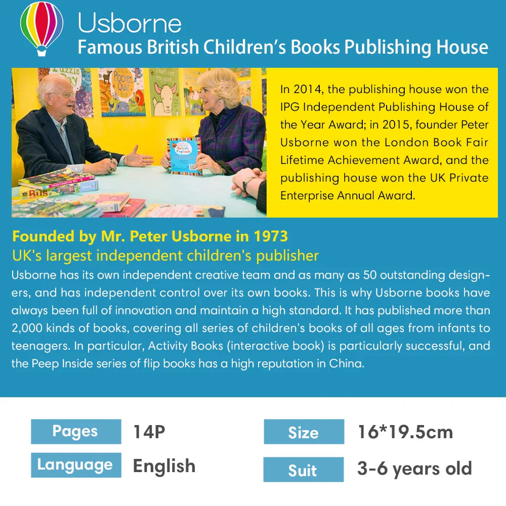 Usborne Peep Inside How Works Series Scientific Knowledge Learning Picture Book in English Daily Bedtime Reading Book