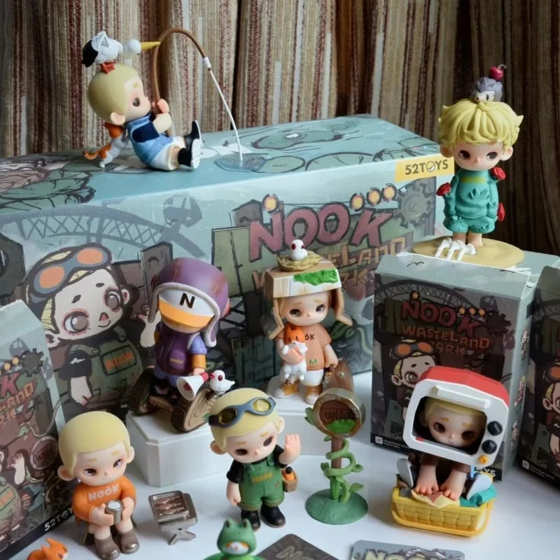 52toys Nook Wasteland Park Series Blind Box Cartoon Desktop Dolls Model Surprise Guess Bag Home Decoration Ornament Trendy Gift