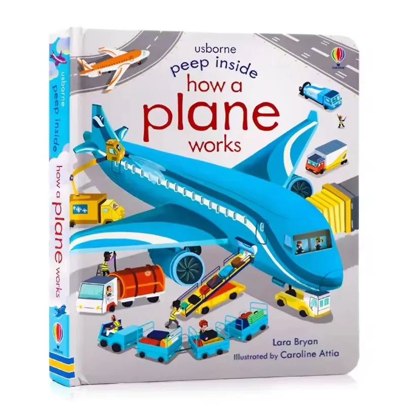 Usborne Peep Inside How Works Series Scientific Knowledge Learning Picture Book in English Daily Bedtime Reading Book