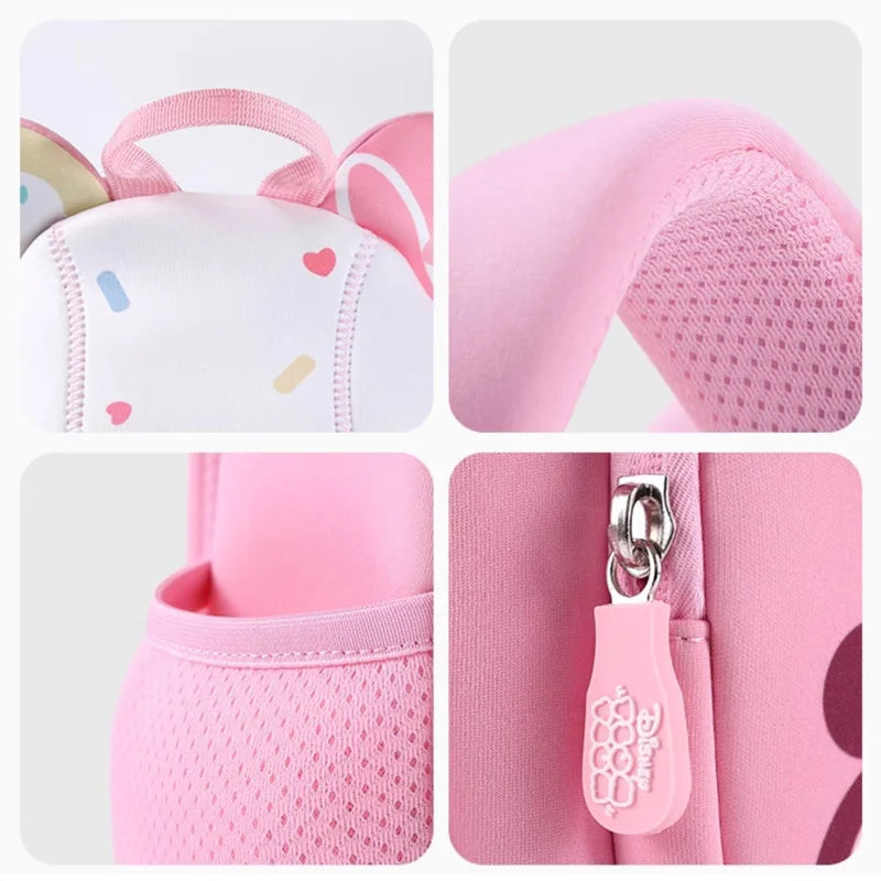 Disney TSUM TSUM Kindergarten Baby Schoolbag Children Girl Boy Cute Mushroom Shaped Backpacks Cartoon Mary Cat Princess Elsa